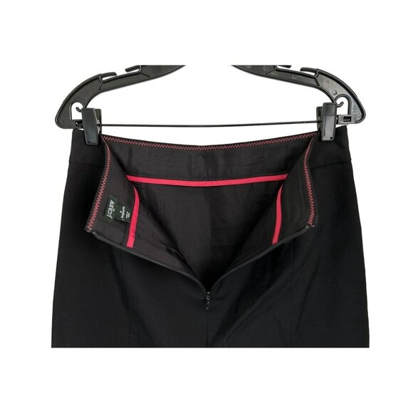J.CREW Original Fit Pencil with Pocket Skirt Black Lined Cotton Size 6 - Picture 4 of 5